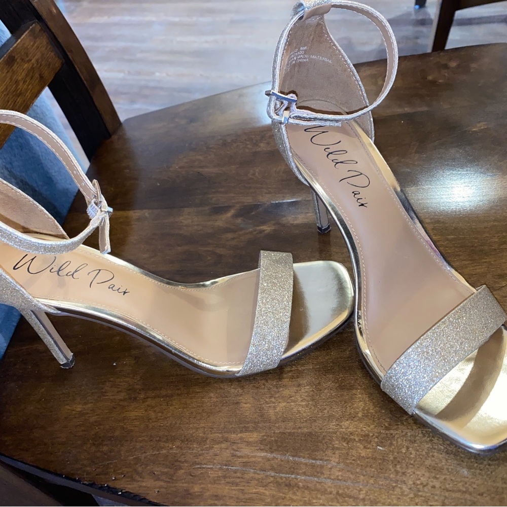 Wild Pair Gold Women's Heels
